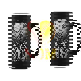 Ball Mom Softball & Baseball Baseball Softball Coffee Mug - Thegiftio