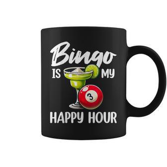 Bingo Game Bingo Is My Happy Hour Coffee Mug - Seseable