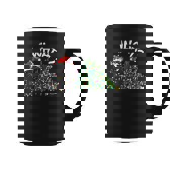 Black Cat What Christmas Tree Cat Lover Coffee Mug | Mazezy