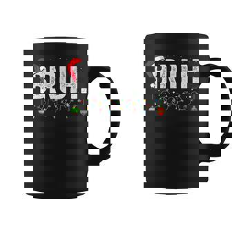 Bruh Merry Christmas Pajama Family Meme Xmas Boy Coffee Mug | Mazezy