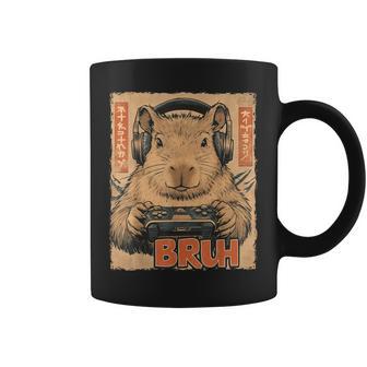 Capybara Bruh Video Games Japanese Anime Manga Kawaii Coffee Mug - Thegiftio