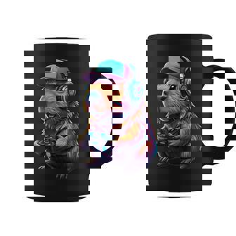 Capybara Gamer Gaming Video Games Capybara Coffee Mug - Thegiftio