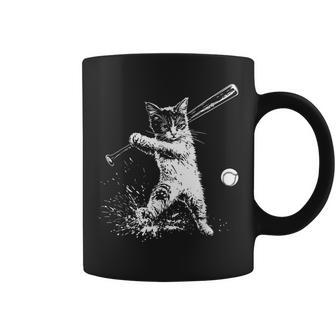 Cat Baseball Graphic Coffee Mug - Thegiftio UK