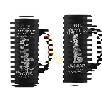 Christmas Akita Naughty List Coffee Mug - Monsterry