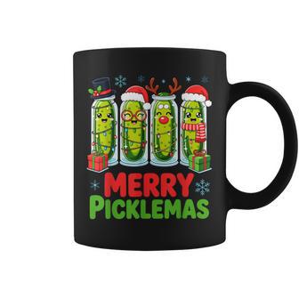 Christmas Pickle Humor Merry Picklemas Quote Vibes Coffee Mug - Thegiftio UK