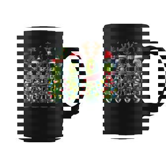 Christmas Pickle Lights Cactus Family Holiday Humor Coffee Mug - Monsterry