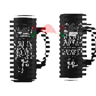 Christmas Santa's Favorite Ho Naughty Pajama Matching Coffee Mug | Seseable CA