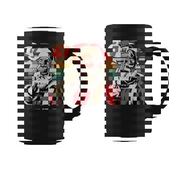 Christmas Six Seven 67 Meme Brainrot Santa Claus Boys Coffee Mug - Monsterry