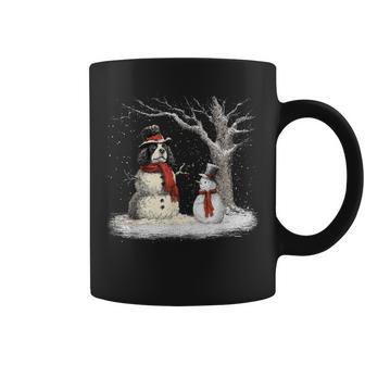 Cocker Spaniel Dog In The Snow Tree Christmas Winter Coffee Mug - Monsterry