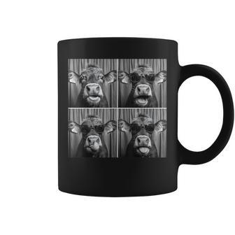 Cow Sunglasses Coffee Mug - Monsterry