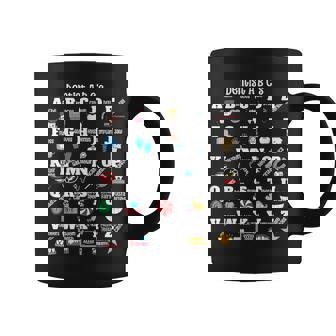 Dentist Alphabet Hygienist Appreciation Dental Student Coffee Mug - Thegiftio