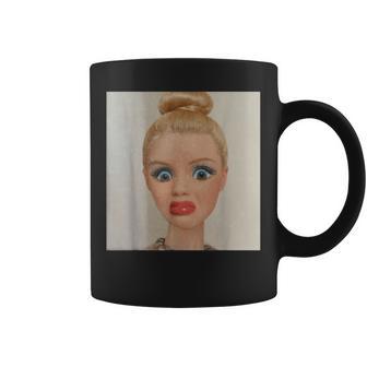 Disgusted Doll Face Meme Disgusting Reaction Sarcastic Coffee Mug - Thegiftio UK