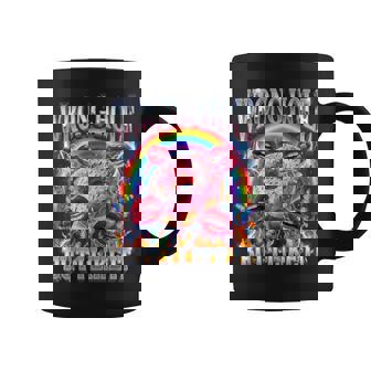 Donut Wrong Hole But I Like It Humor Party 90S Bootleg Coffee Mug - Monsterry