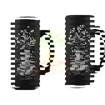 Easily Distracted By Plants And Books Coffee Mug | Mazezy