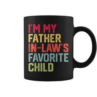 Father's Day I'm My Father In Laws Favorite Child Coffee Mug - Thegiftio UK
