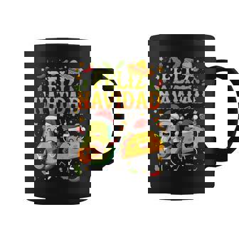 Feliz Navidad Avocado Tacos Mexican Christmas Family Coffee Mug | Seseable CA