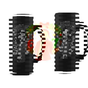 George Washington Meme Six Seven Ugly Christmas Coffee Mug - Monsterry