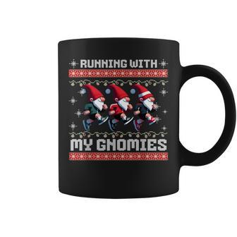 Gnome Christmas 5K Running Team Squad X-Mas Fun Run Coffee Mug - Thegiftio UK