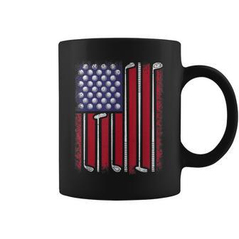 Golf American Flag Golf Player Vintage Golfer Boys Coffee Mug - Thegiftio UK