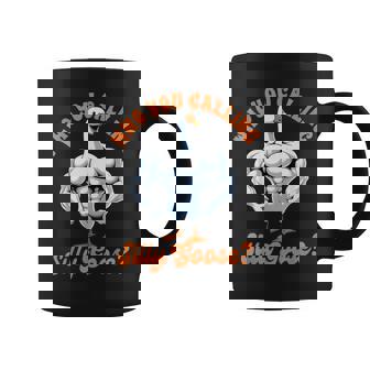 Humor Weightlifting Lover Exercise Fitness Workout Gym Pump Cover Who You Calling Silly Goose Coffee Mug | Mazezy