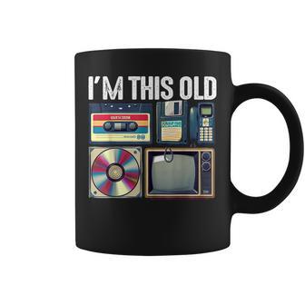 I’M This Old Retro Cassette Tape 80S 70S Birthday Men Coffee Mug - Thegiftio UK