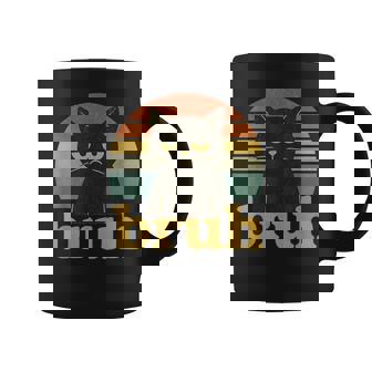 Meme Saying Bruh Retro Cat Coffee Mug | Seseable FR