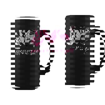 Peace Love Golf Player Sport Lovers Coffee Mug - Monsterry