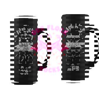 Pink Flamingo Family Matching Our Flock Rocks Group Coffee Mug - Monsterry