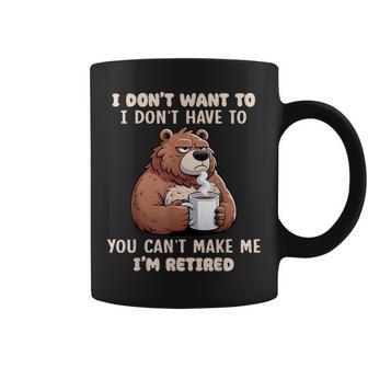 Retirement I'm Retired Sarcastic Humor Graphic Coffee Mug - Thegiftio