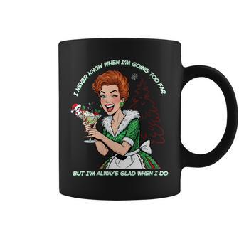 Retro Hostess Christmas Holiday Vintage Cocktail Party Coffee Mug - Thegiftio UK