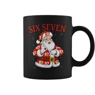 Santa 67 Six Seven Meme Christmas Holiday Coffee Mug - Thegiftio UK