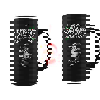 Santa Game Don't Look Christmas Meme Coffee Mug - Thegiftio