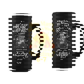 Santa Reading 67 Meme Christmas Teacher Book Lover Coffee Mug | Seseable FR