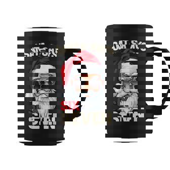 Santa Says Six Seven Christmas Meme Xmas Boys Girls Coffee Mug - Seseable