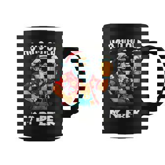Santa With Sunglasses And Beer Merry Christmas Coffee Mug - Thegiftio