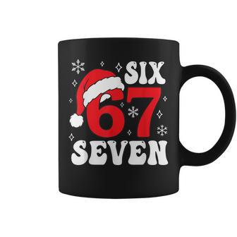 Saying Six Seven Christmas 67 Meme Xmas Boys Girls Coffee Mug - Thegiftio UK