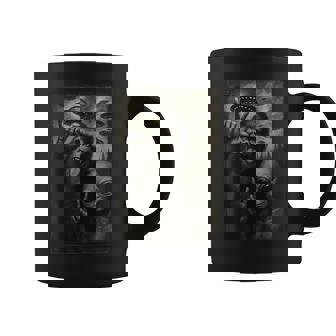 Selfie Bigfoot Alien Sasquatch Rock On Hand Sign Ufo Coffee Mug | Seseable FR