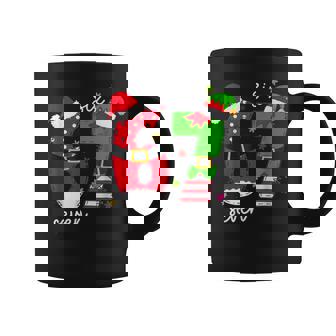 Six Seven 67 Meme 6 7 Elf Santa Christmas Pajamas Coffee Mug | Mazezy