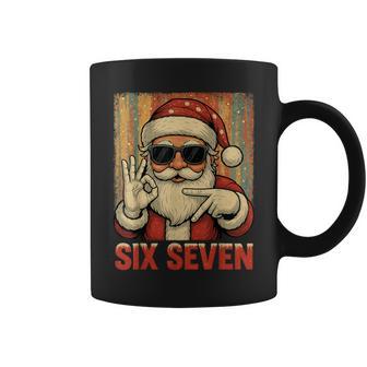 Six Seven Meme Christmas Cool Santa Saying 6 7 Coffee Mug - Thegiftio UK
