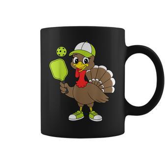 Thanksgiving Pilgrim Pickleball Turkey Coffee Mug - Thegiftio UK