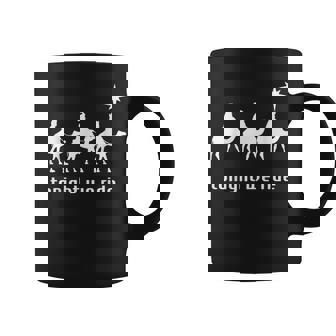 Tonight We Ride - Black Small Modern Cross Print Straight Fit Short Sleeve Lightweight Cross Print Coffee Mug | Mazezy