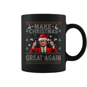 Trump Dance Merry Christmas Ugly Xmas Sweater Pajamas Coffee Mug - Thegiftio UK