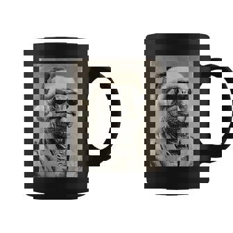 Turtle With Sunglasses Retro Christmas Festive Animal Coffee Mug | Mazezy