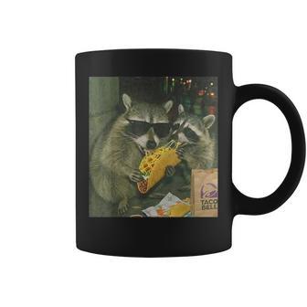 Vintage Raccoon Eating Tacos Meme Humor Women Coffee Mug - Thegiftio UK