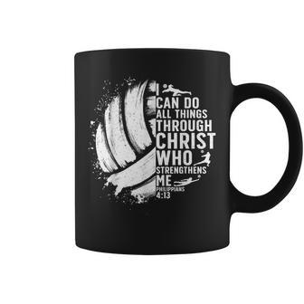 Volleyball Christian For Boys Girls Coffee Mug - Thegiftio UK