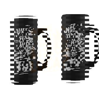 Wolf Where The Hell Have You Been Loca Retro Coffee Mug - Thegiftio