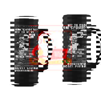 Xmas Computer Santa's Tech Support Rebooting Christmas Coffee Mug | Mazezy