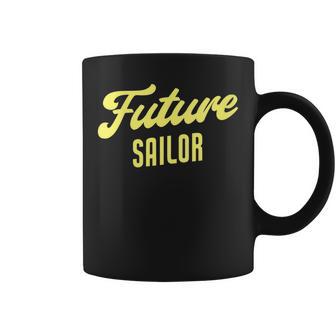 Futuro Marinero Divertido Marinero Cuello Taza de café - Regaloses