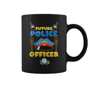 Futuro Oficial De Policía Policía Niño Inspectorheriff Taza de café - Regaloses
