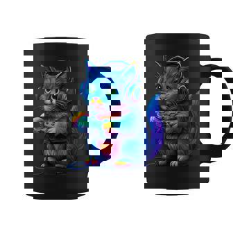 Gamer Cat Video Games Boys Teen Gaming Men Girls Girls Coffee Mug | Mazezy